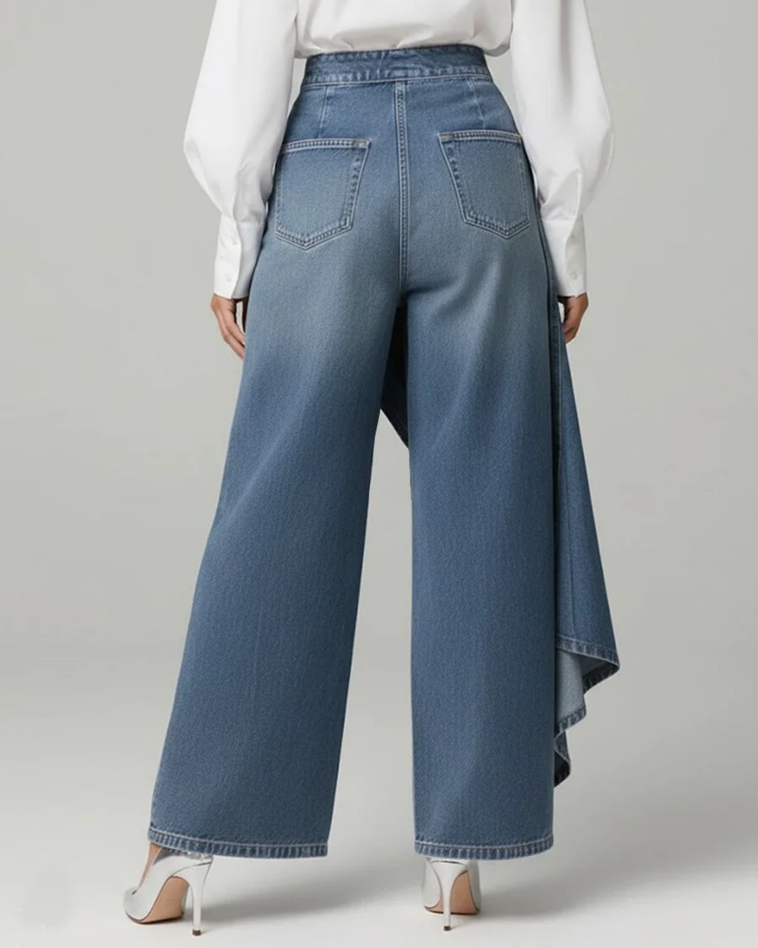 Amelia – Wrap Denim Pants