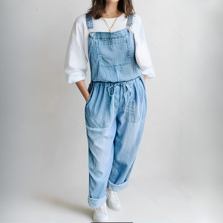Veronica – Relaxed Denim Jumpsuit