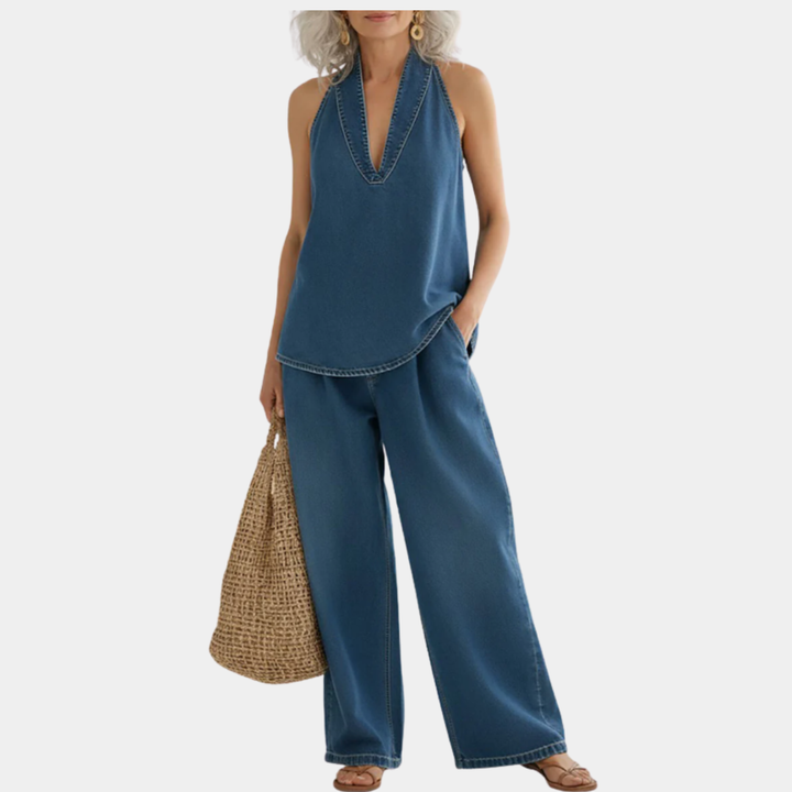 Rita – Two-Piece Denim Set