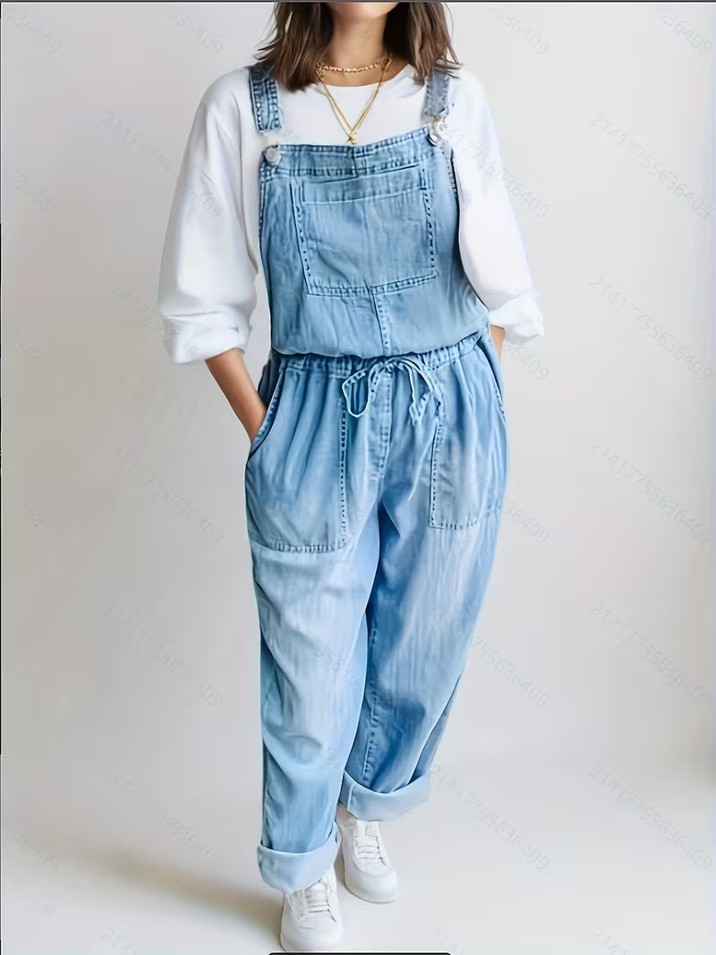 Veronica – Relaxed Denim Jumpsuit