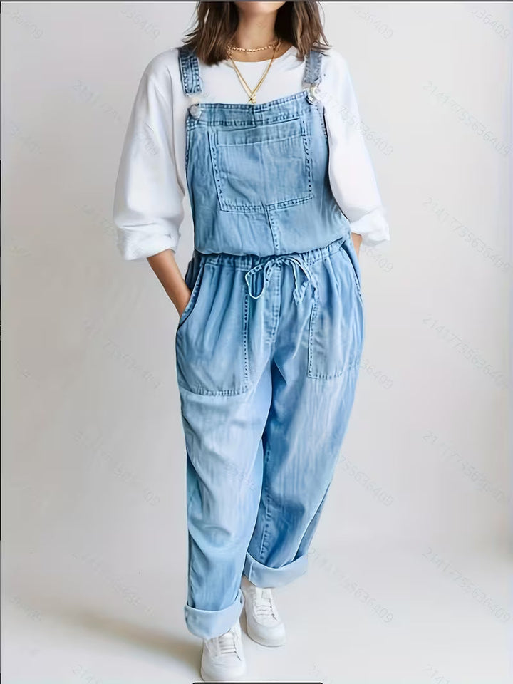 Veronica – Relaxed Denim Jumpsuit