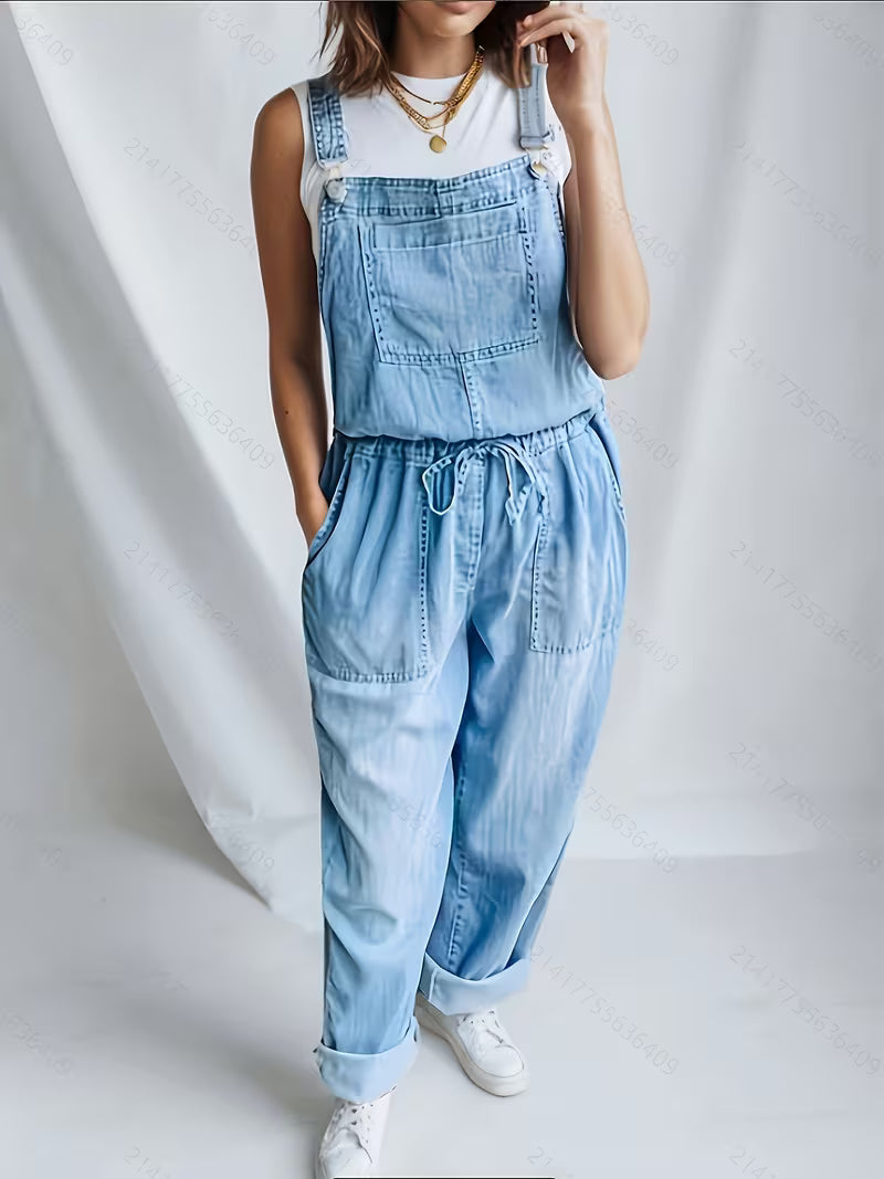 Veronica – Relaxed Denim Jumpsuit