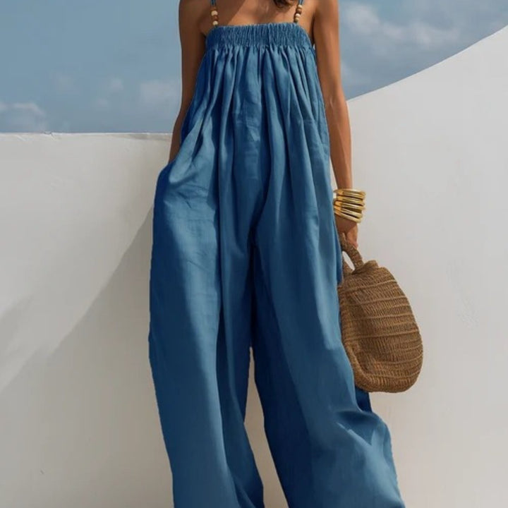 Madison – Denim Wide-Leg Jumpsuit