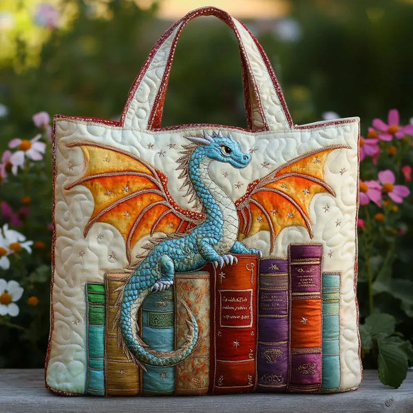 Handmade Bag | Dragon Guardian of Books