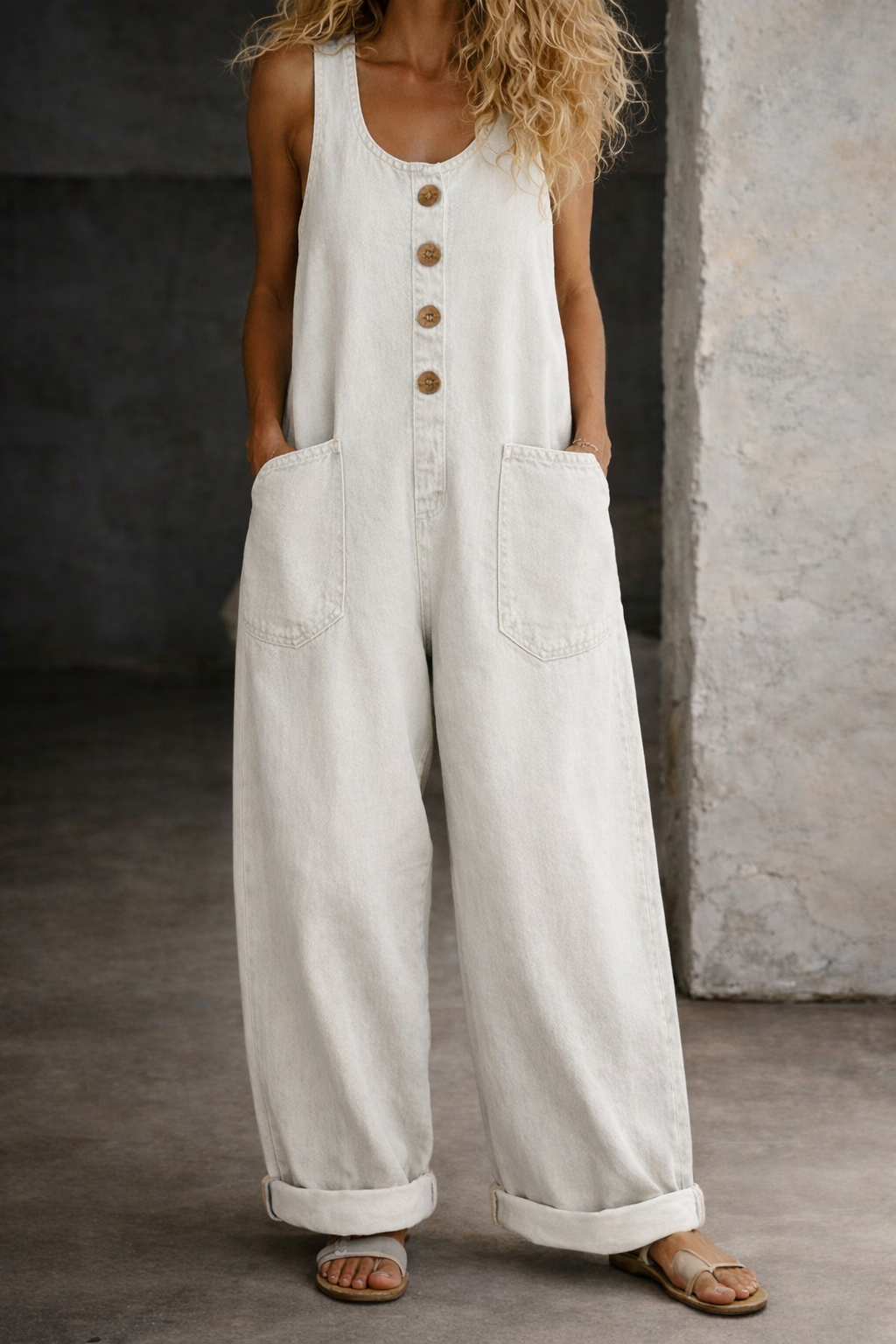 Saylor – Vintage Washed Denim Overalls