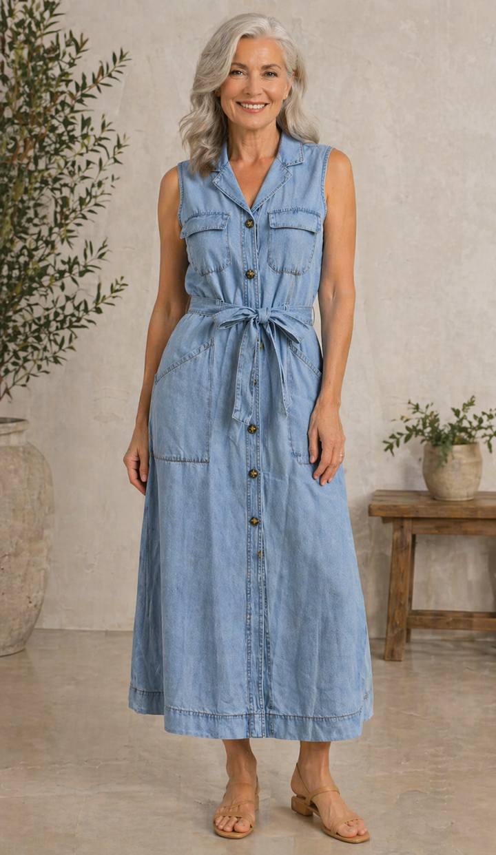 Susan – Classic Denim Dress