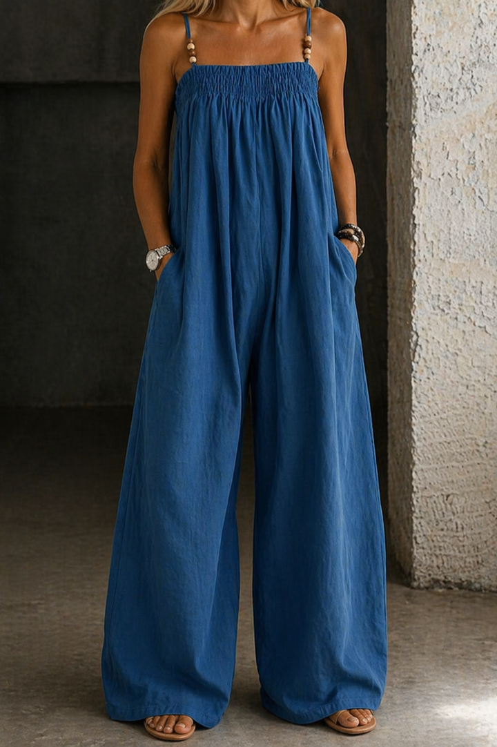 Madison – Denim Wide-Leg Jumpsuit