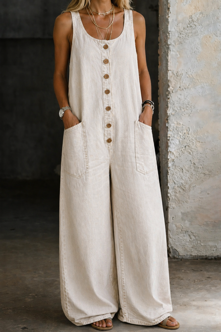 Saylor – Vintage Washed Denim Overalls