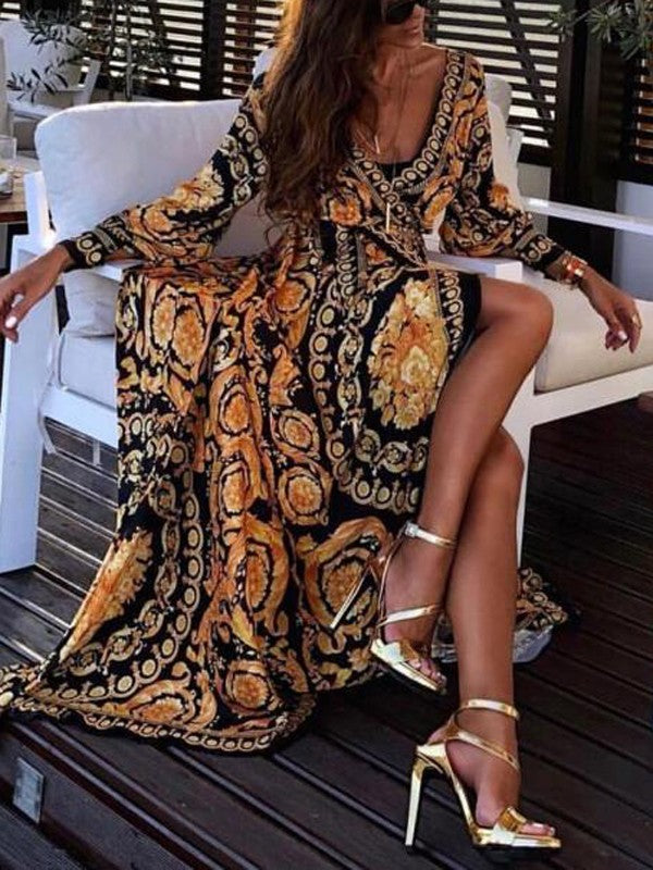 Faye - Robe Imprimée Boho