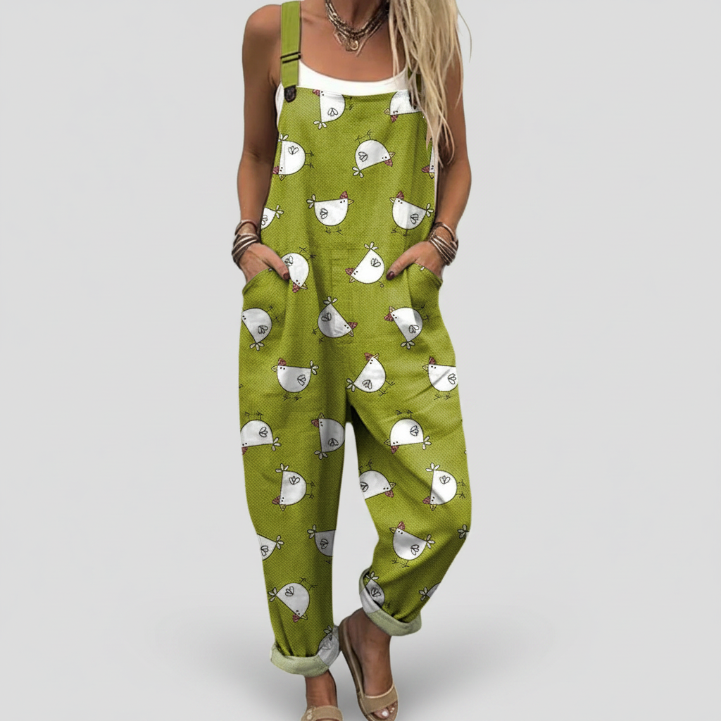 Mabel | Relaxed Cotton Overalls