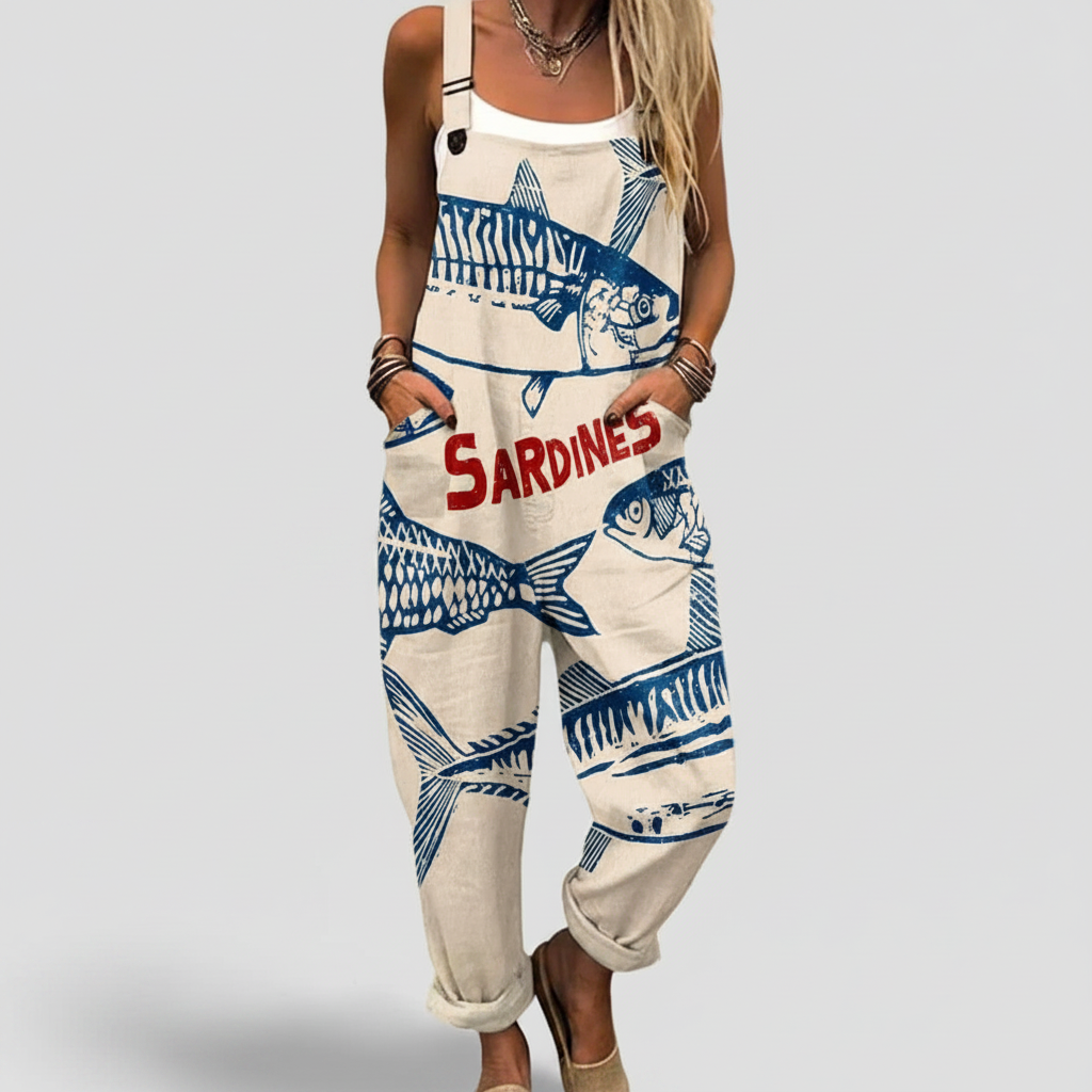 Maëlle | Coastal Print Jumpsuit