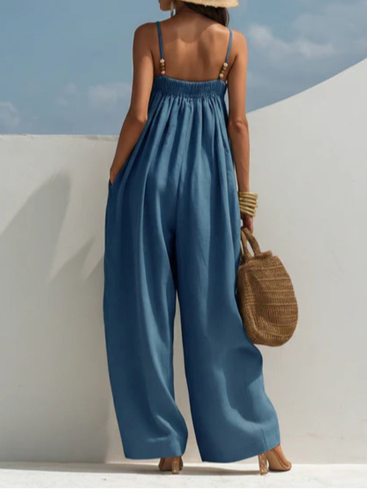 Madison – Denim Wide-Leg Jumpsuit