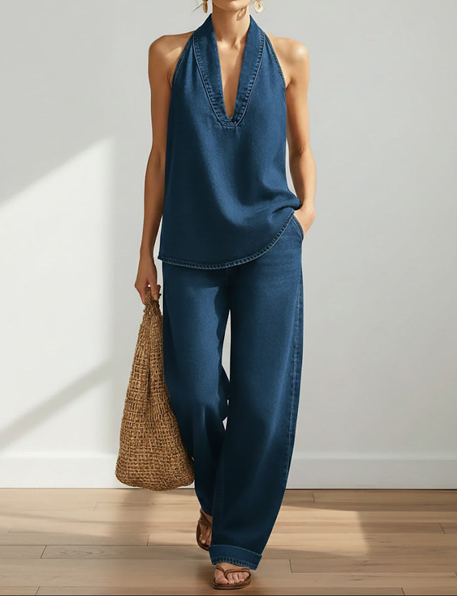 Rita – Two-Piece Denim Set