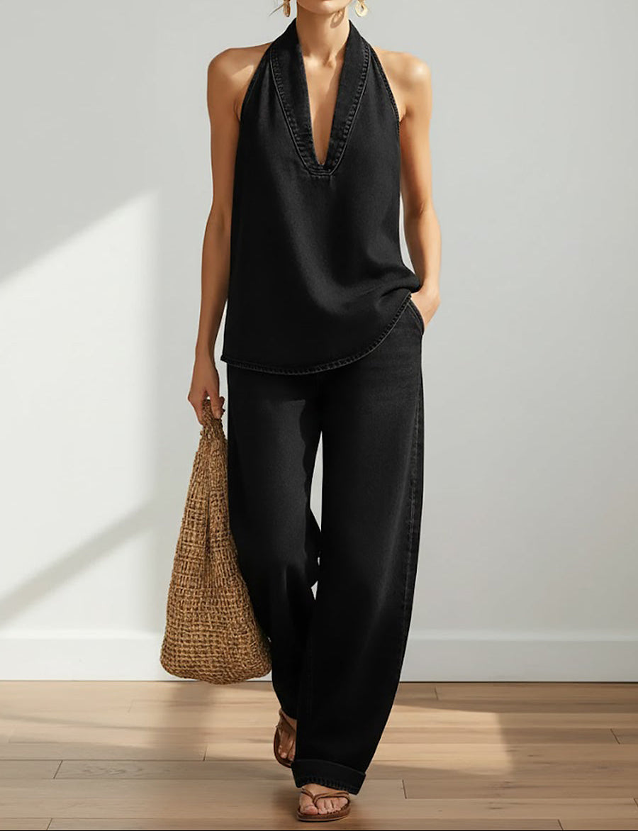 Rita – Two-Piece Denim Set