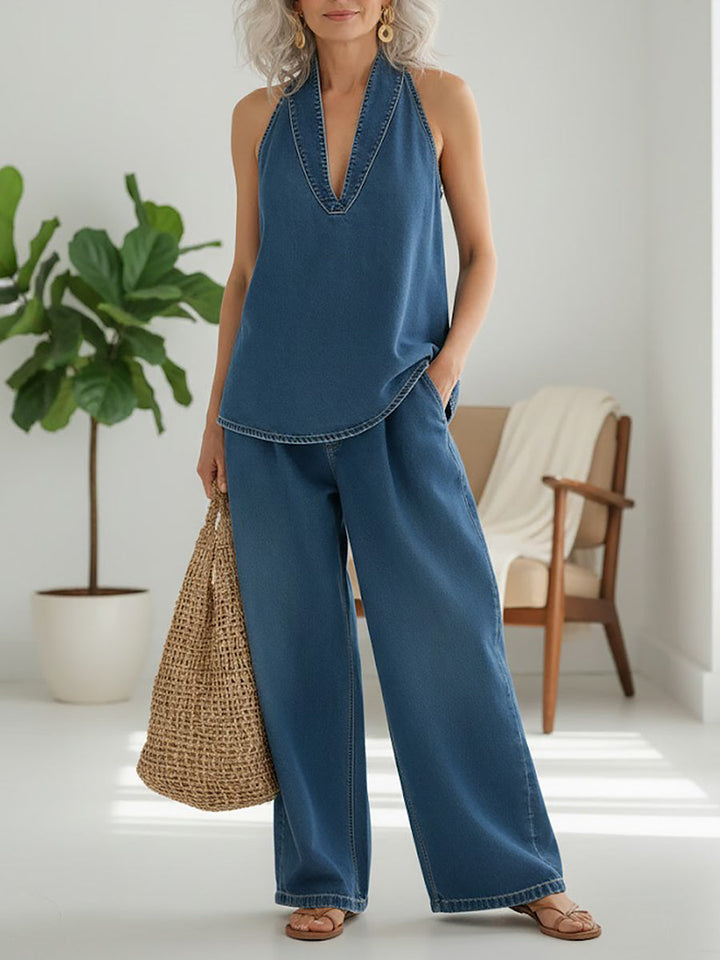 Rita – Two-Piece Denim Set